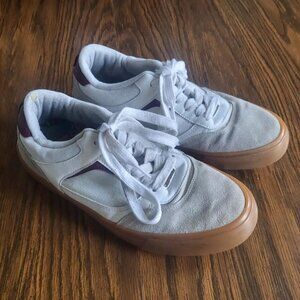 AIRWALK Shoes Mens 8.5 Huntington Sneakers White Faux Leather Casual MNAK23ES014